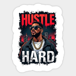 Street King: Bold Style and Urban Swagger Sticker